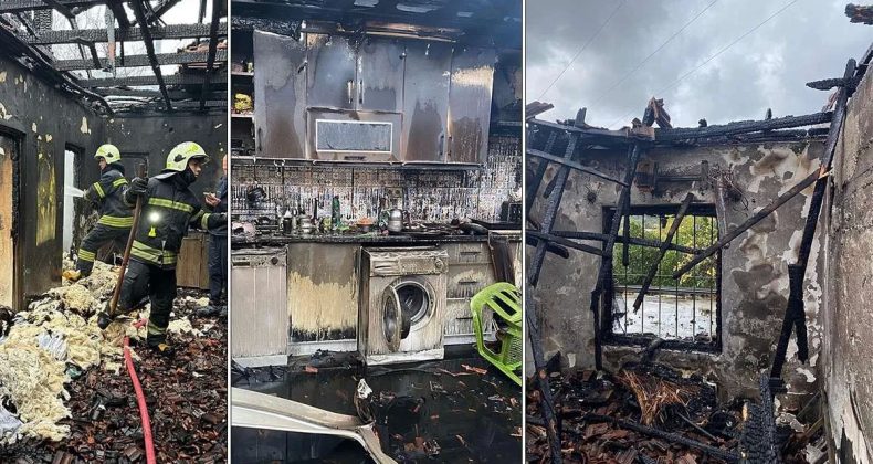 Çakmaklı oyun yangınla sonuçlandı: Ev kullanılamaz hale geldi!