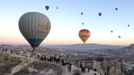 Nevşehir’de geçen yıl sıcak hava balonu rekoru kırıldı