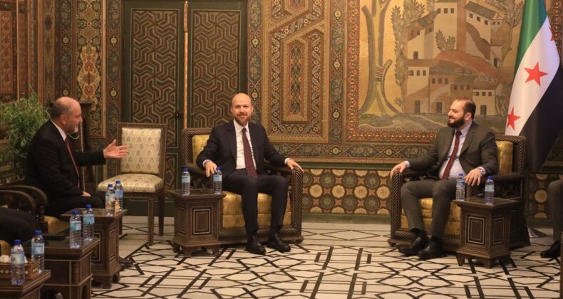 Bilal Erdoğan ve beraberindeki Türk heyetinden Şam’a ziyaret