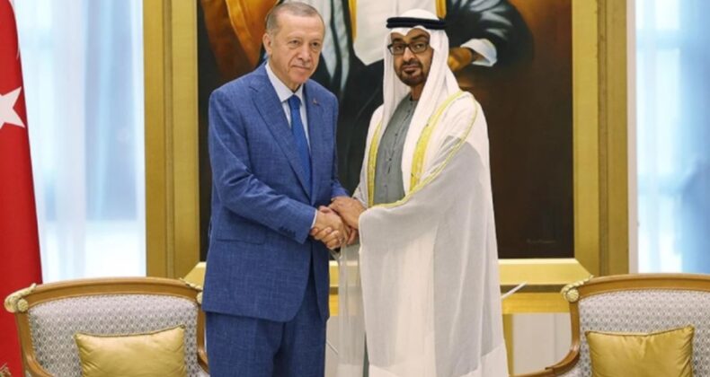 Cumhurbaşkanı Erdoğan BAE Devlet Başkanı Nahyan ile görüştü