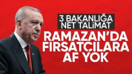 Cumhurbaşkanı Erdoğan: Ramazan fırsatçılığına izin vermeyeceğiz