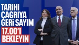 DEM Parti 17.00’de açıklama yapacak
