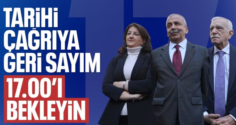 DEM Parti 17.00’de açıklama yapacak