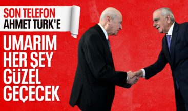 Devlet Bahçeli, Ahmet Türk ile telefonda görüştü
