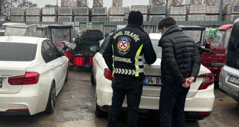 İstanbul’da ikinci kez drift atan sürücünün ehliyeti iptal edildi
