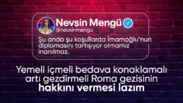 Nevşin Mengü, Ekrem İmamoğlu’nu savundu: Diploma tartışması inanılmaz