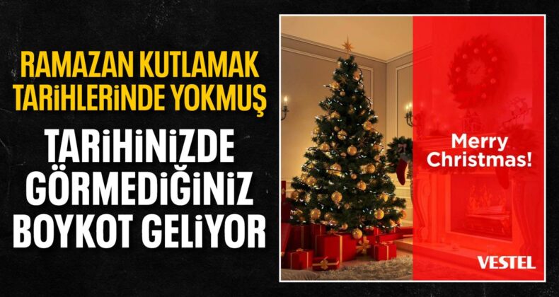 Ramazan’a sessiz kalan Vestel’in, Noel ve Halloween’ı kutladığı ortaya çıktı