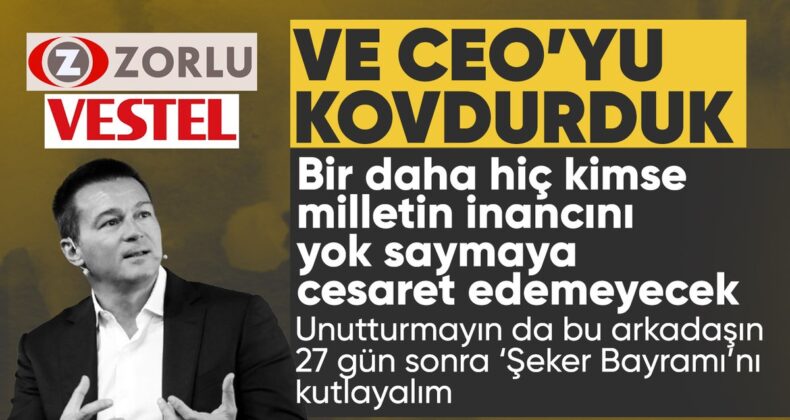 Zorlu Holding CEO’su Cem Köksal istifa etti